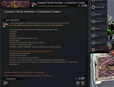 bdo character slots|bdo loyalty shop.